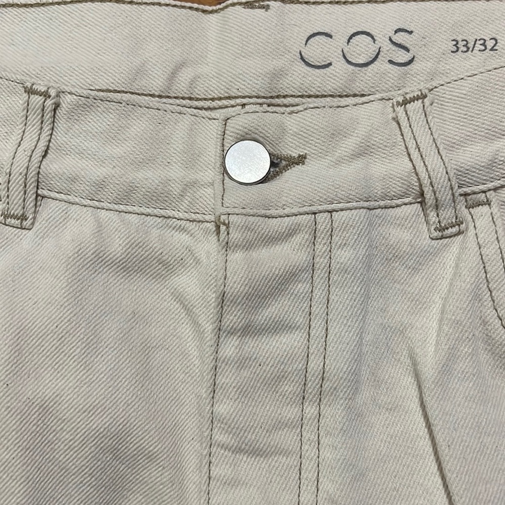 COS Slim White/Off white Denim